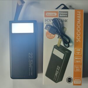 KinVale power bank 30,000 mAh